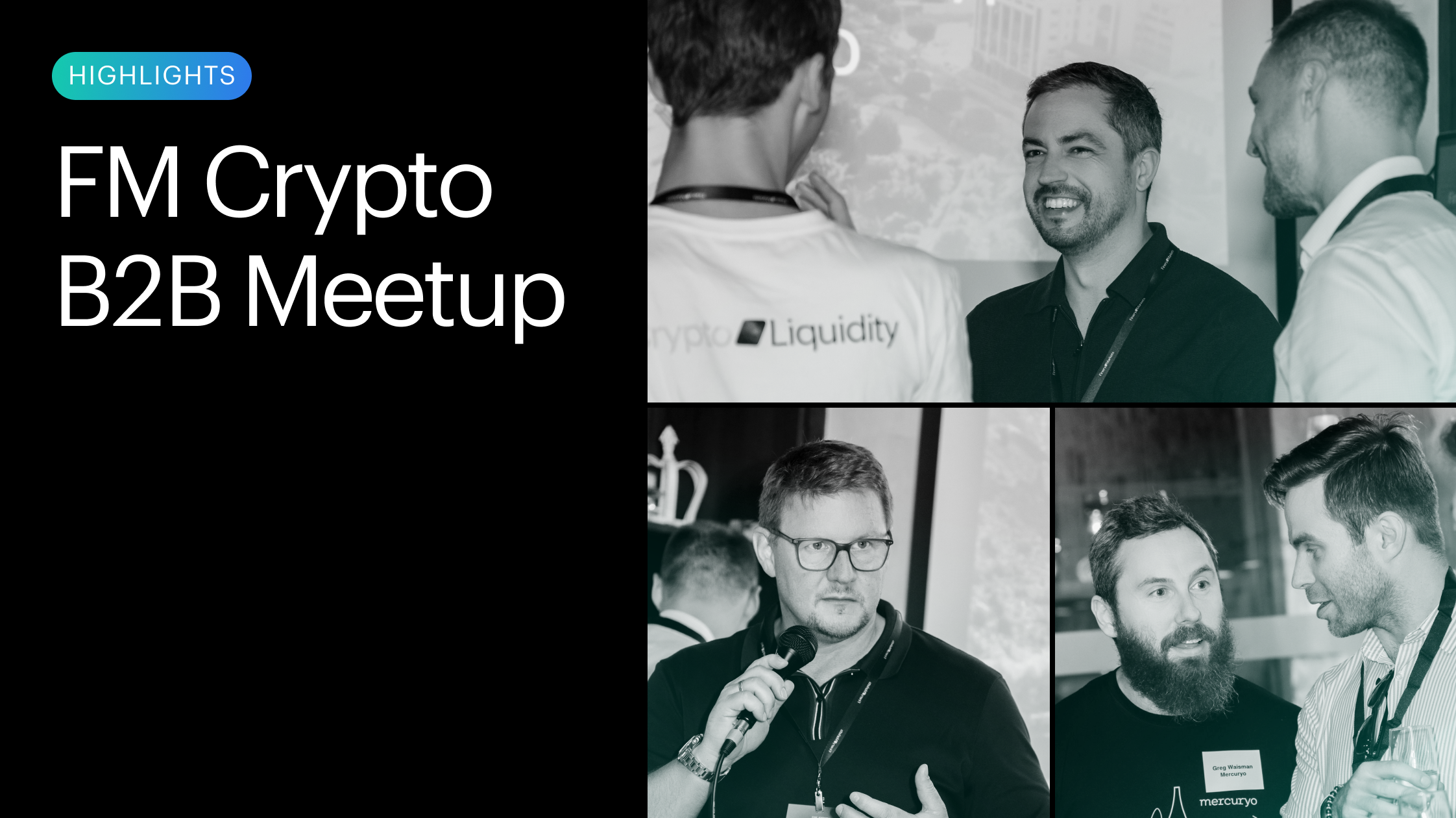 Highlights from Finery Markets' Crypto B2B Meetup (June 2023)
