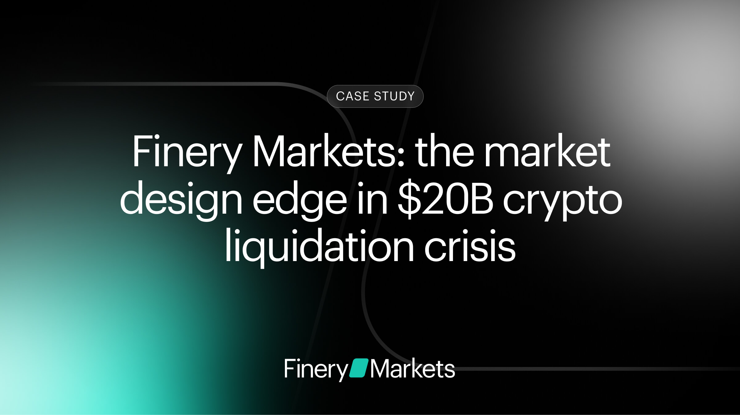 Finery Markets: The Market Design Edge in $20B Crypto Liquidation Crisis 